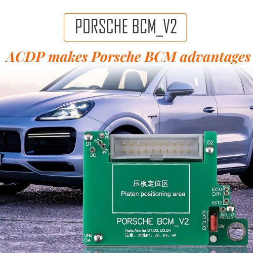 [Porsche Package] Yanhua Mini ACDP 2 Key Programmer Master Basic Plus Module 10 for Porsche 2010-2018 BCM Add Key, All Keys Lost and Renew Key
