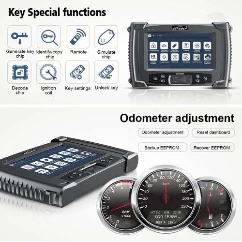 2024 Lonsdor K518ISE Key Programmer Support VW 4th 5th IMMO& BMW FEM/EDC & Toyota H Chip Key Programming