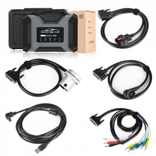 Full Version 2024 SUPER MB PRO M6+ DoIP Benz Diagnostic Scanner Supports BMW Aicoder, E-sys