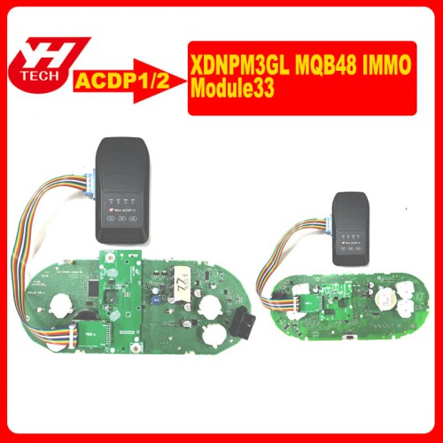 Yanhua Mini ACDP/ ACDP2 Module 33 with License A608 and 13 Full Set Adapters for VAG MQB48 Add Key, All Keys Lost and Mileage Correction