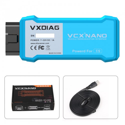 VXDIAG VCX NANO for TOYOTA TIS WIFI Scanner Compatible with SAE J2534