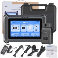 WiFI XTOOL D7W All System Bidirectional Scan Tool with CAN FD & DoIP, ECU Coding, 36+ Resets, Key Programming, Crank Sensor Relearn