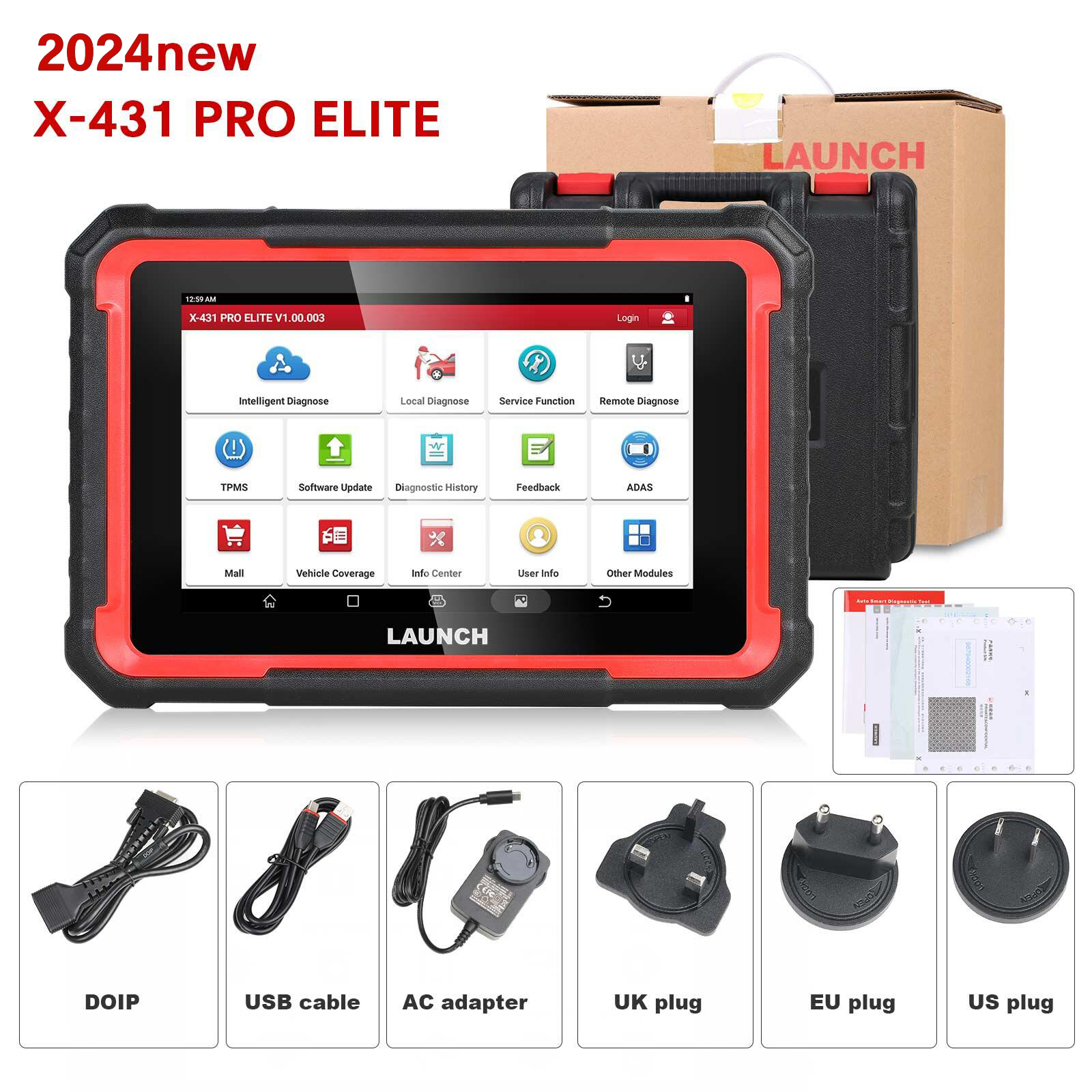 Launch X431 PRO5 PRO 5 Car Diagnostic Tool Full System Intelligent Scanner